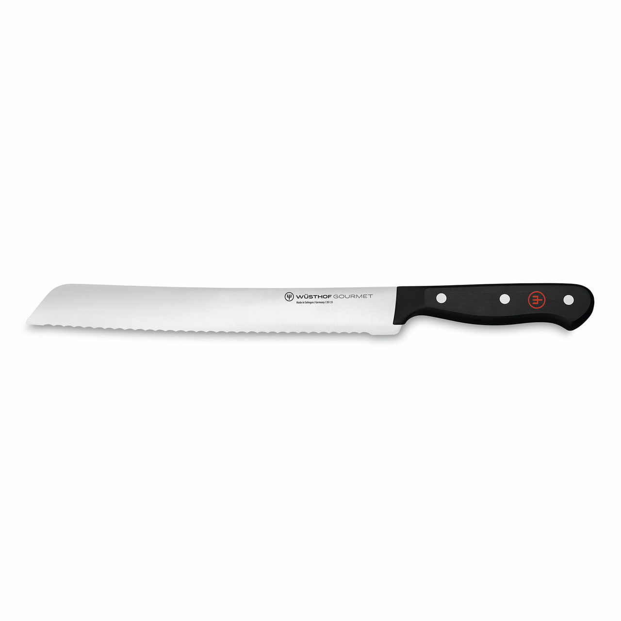 Gourmet, Brotmesser Klingenlänge 230 mm / 363 mm lang Wellenschliff